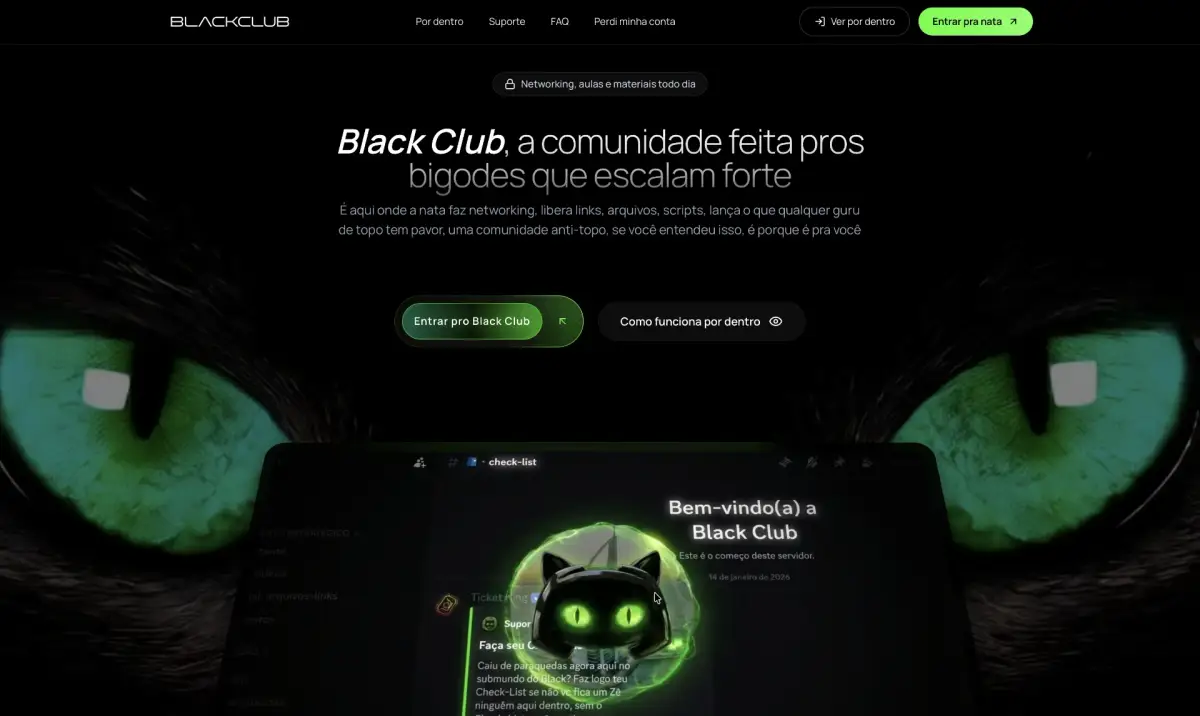 BlackClub — Web Design Premium