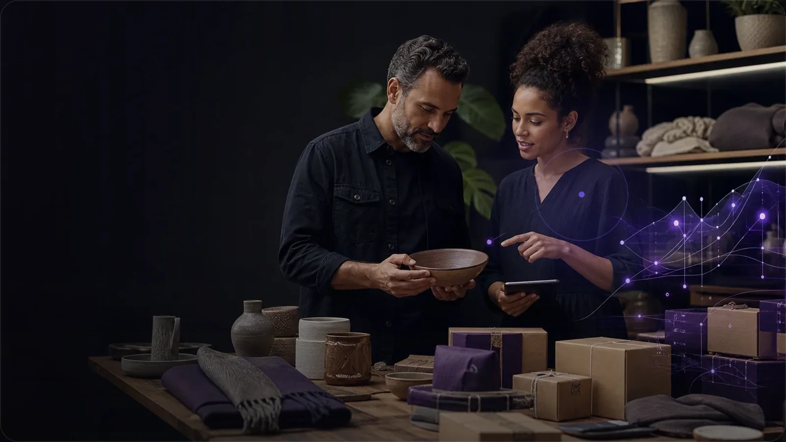 Capa editorial do artigo AEO para ecommerce: como suas fichas de produto viram resposta de IA